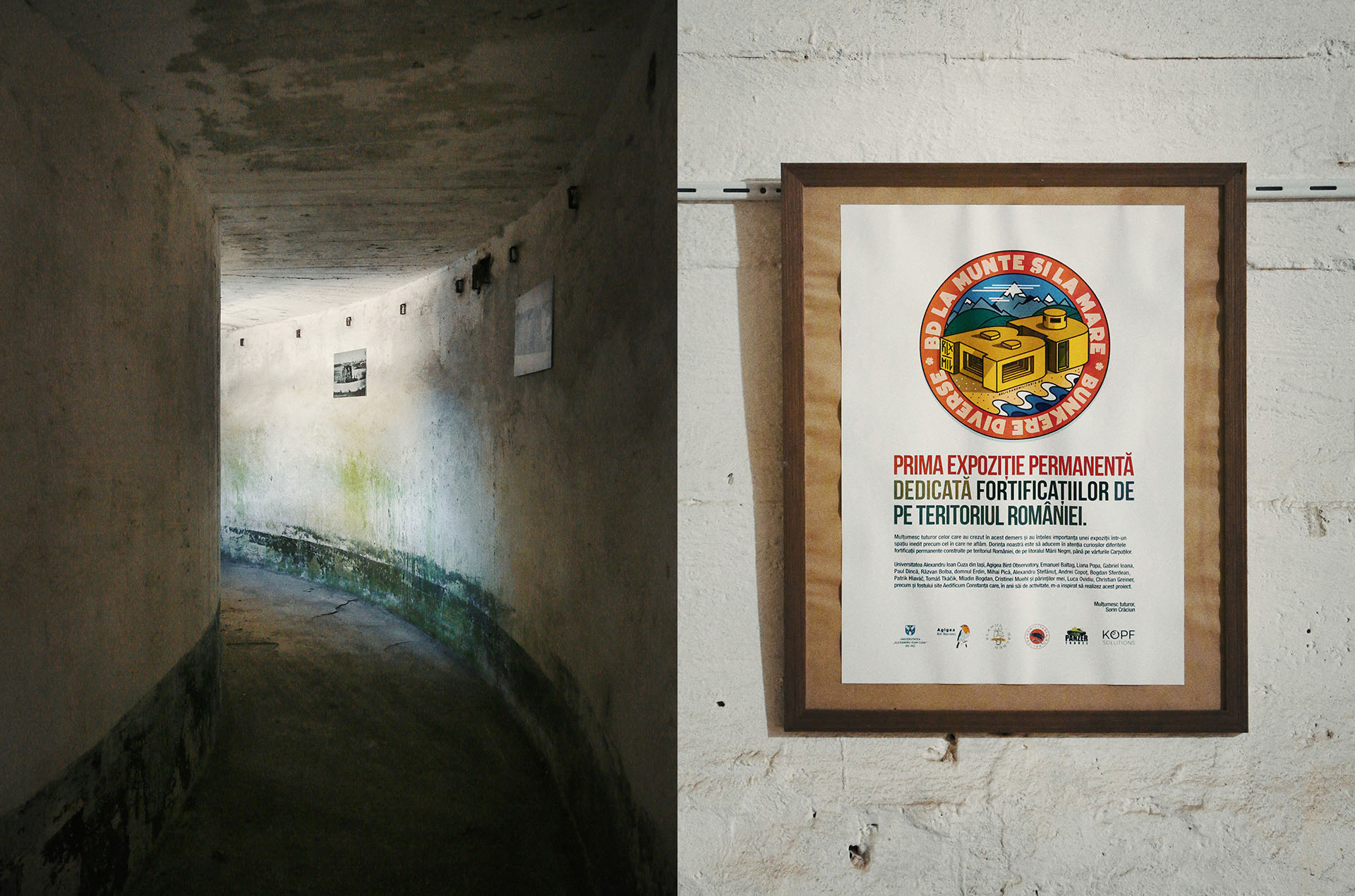 Bunkere Diverse la munte si la mare - First expo in a WW2 / Cold War bunker made in Romania