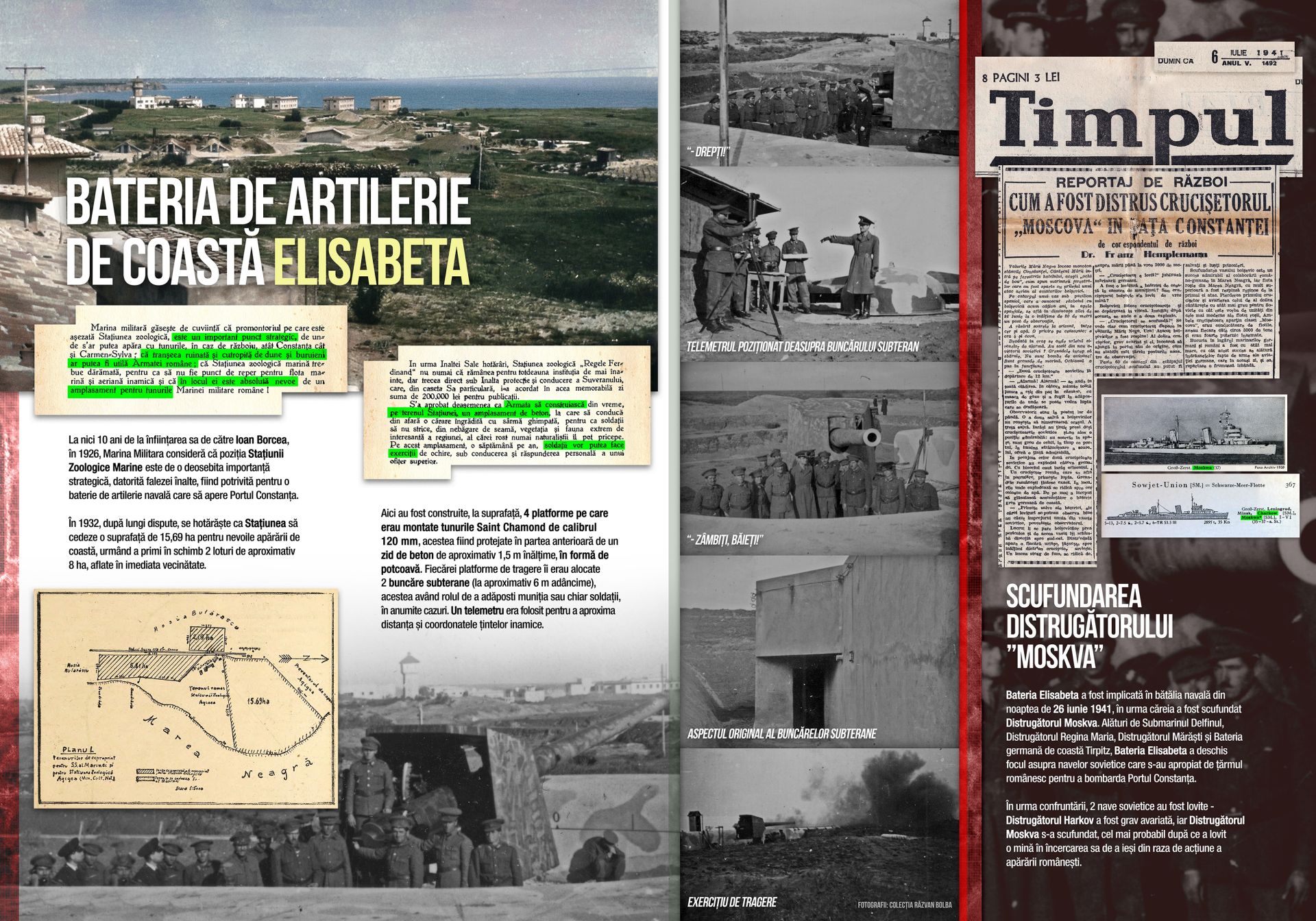 Bunkere Diverse la munte si la mare - First expo in a WW2 / Cold War bunker made in Romania