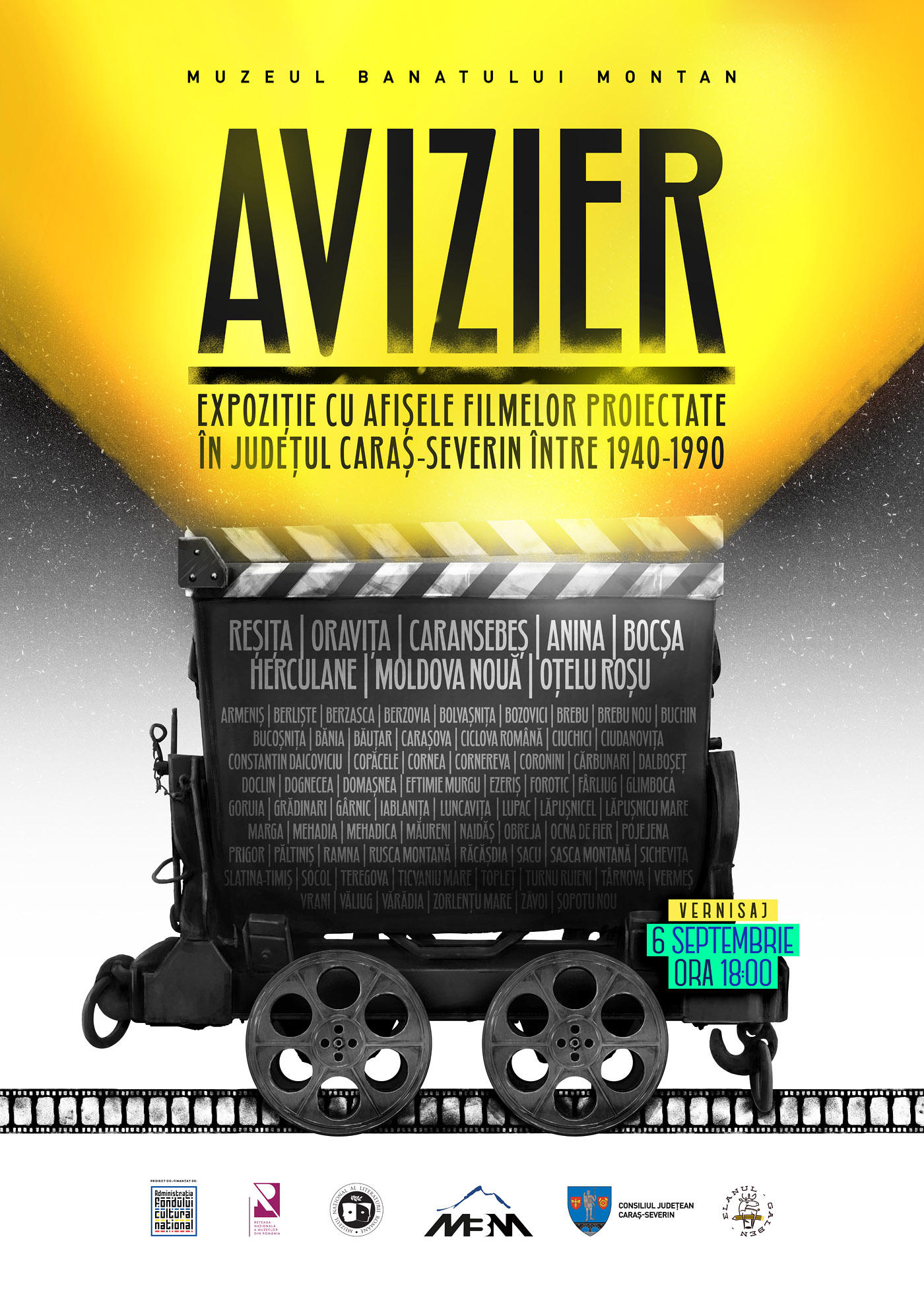 Avizier – expoziție Muzeul Banatului Montan din Reşiţa
