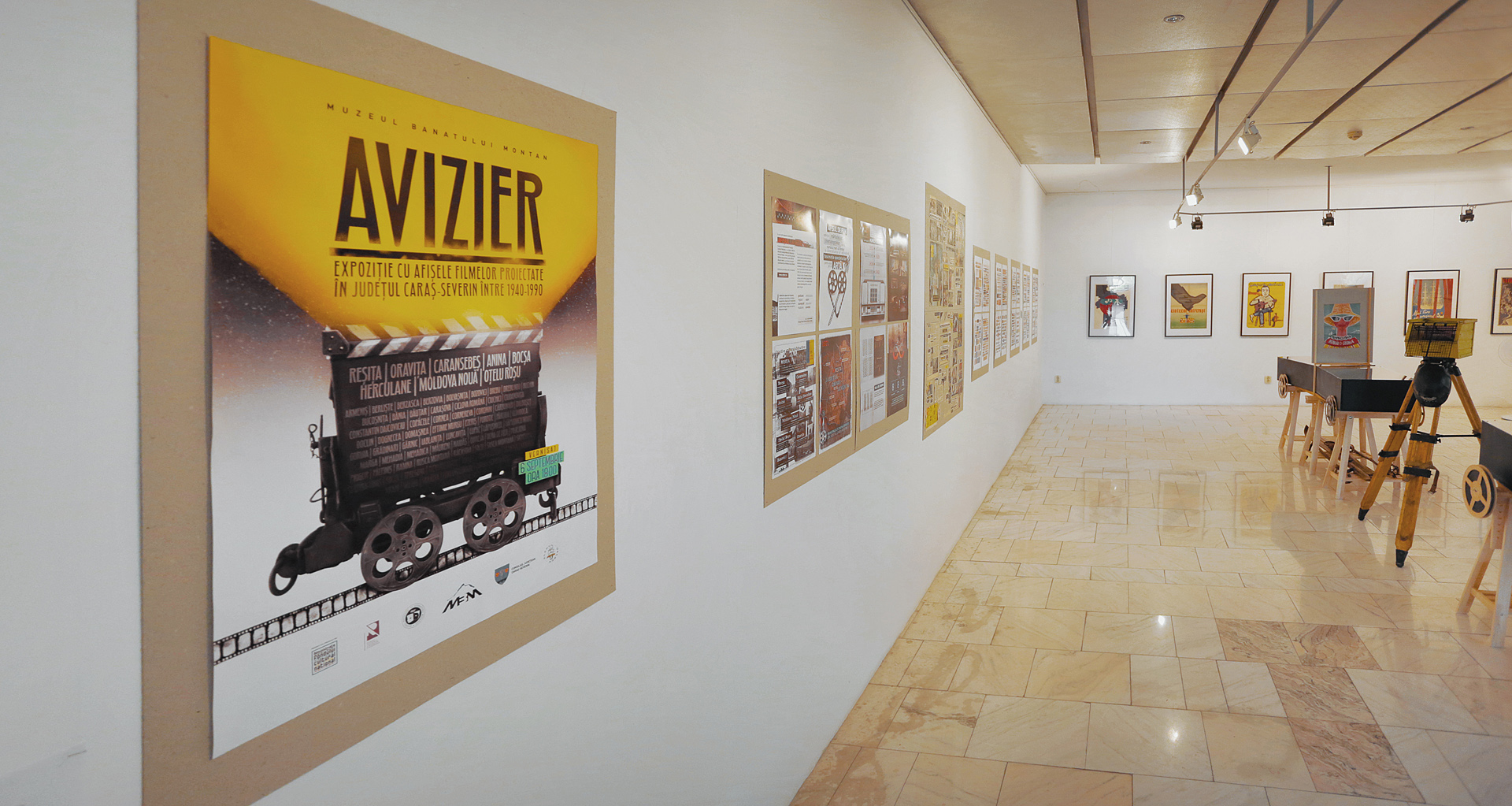 Avizier – expoziție Muzeul Banatului Montan din Reşiţa