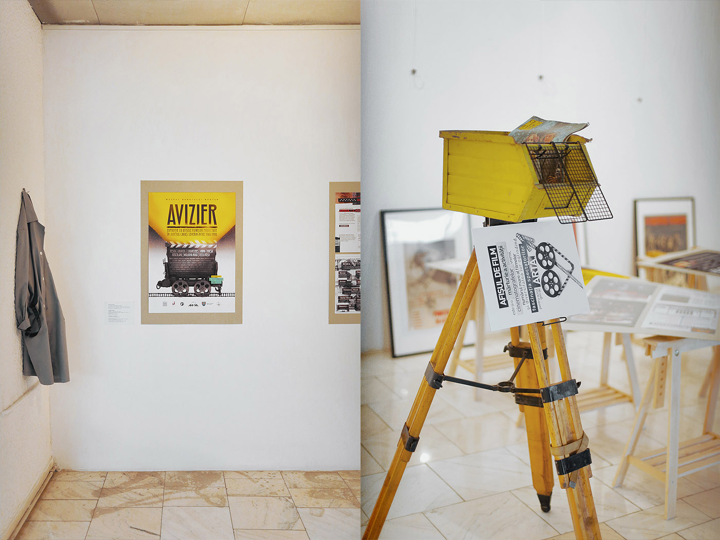 Avizier – expoziție Muzeul Banatului Montan din Reşiţa