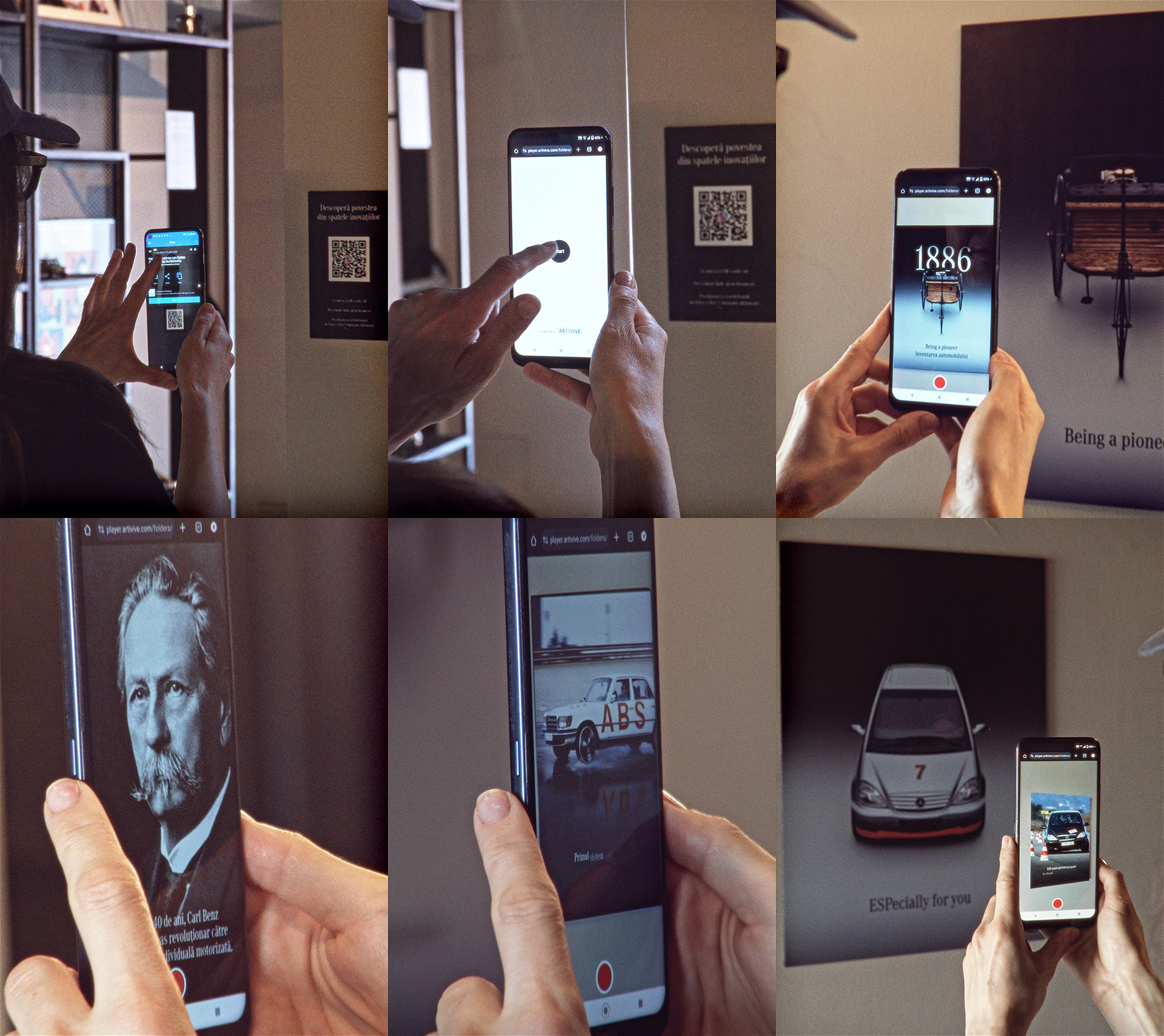 Mercedes Benz Studio Bucharest 140 Years AR Experience