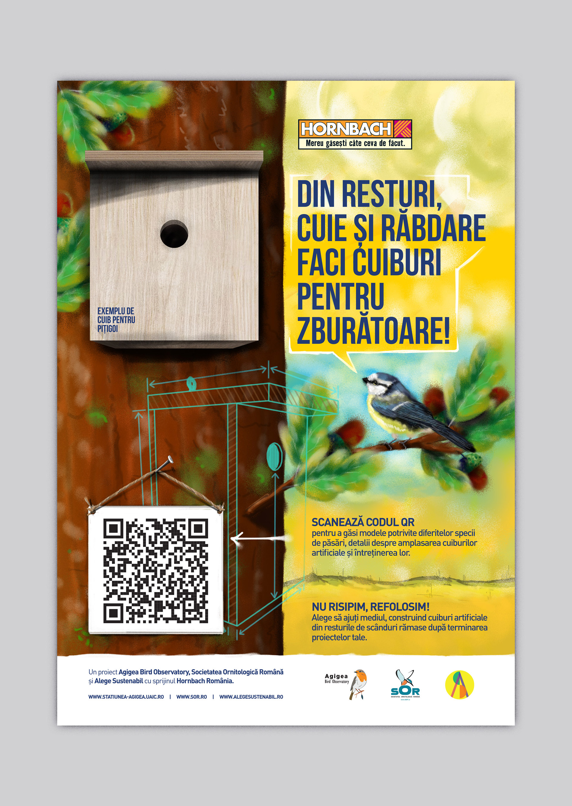 Romanian Ornithological Society - DIY birds nest book & special project